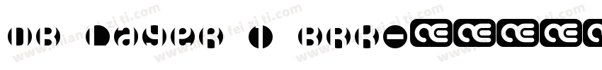 DB Layer 1 BRK字体转换